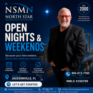 mortgage broker open on weekends Jacksonville, FL